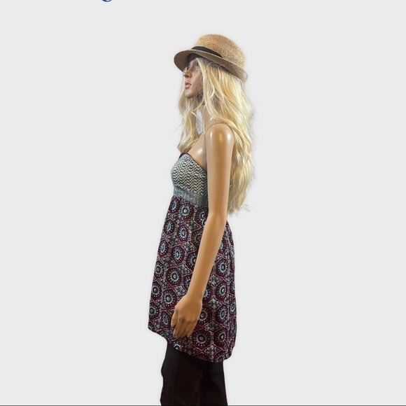 ROXY multicolored sleeveless/strapless BoHo top/dress - Picture 5 of 11